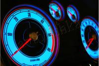 Ford Focus MK2 светодиодные шкалы (циферблаты) на панель приборов - дизайн 2