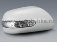 Toyota Wish (03-07) накладки на боковые зеркала под покраску, со светодиодными поворотниками, комплект 2 шт.