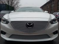 Mazda 6 (12–14) Защита радиатора Premium, хром, низ