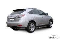 Защита заднего бампера "уголки" Arbori d57 LEXUS RX-350 2009-2012