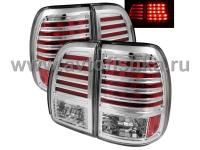 Lexus LX470 (1998-2002) фонари задние светодиодные хромированные, комплект лев.+прав.