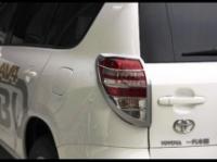 Toyota Rav4 (09-) накладки на задние фонари хромированные, комплект 2 шт.