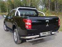 Mitsubishi L200 (15–) Защита кузова 76,1 мм со светодиодной фарой