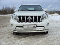 Toyota Land Cruiser Prado (09–/13–) Защита передняя нижняя 76,1/50,8 мм
