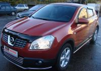 Nissan Qashqai (07–/10–) Дефлекторы боковых окон, 4 части, темные