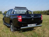 Mitsubishi L200 (15–) Защита кузова и заднего стекла 76,1 мм со светодиодной фарой