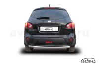 Защита заднего бампера Arbori d57 NISSAN QASHQAI +2 2007-2011