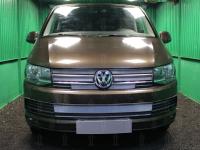 Volkswagen Transporter (15–) Защита радиатора, хром, низ (2 части)