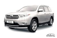 Защита переднего бампера Arbori d57 длинная TOYOTA HIGHLANDER 2010-2014