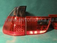 BMW X5 (98-06) задние фонари светодиодные красно-тонированные, комплект лев.+прав.