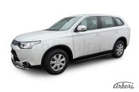 Защита переднего бампера Arbori d57 "волна" MITSUBISHI OUTLANDER 2014-