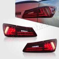 Lexus IS250, IS350 (05-13) фонари задние красно-тонированные, светодиодные