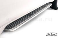 Защита штатного порога Arbori d42 TOYOTA LAND CRUISER PRADO J150 2014-