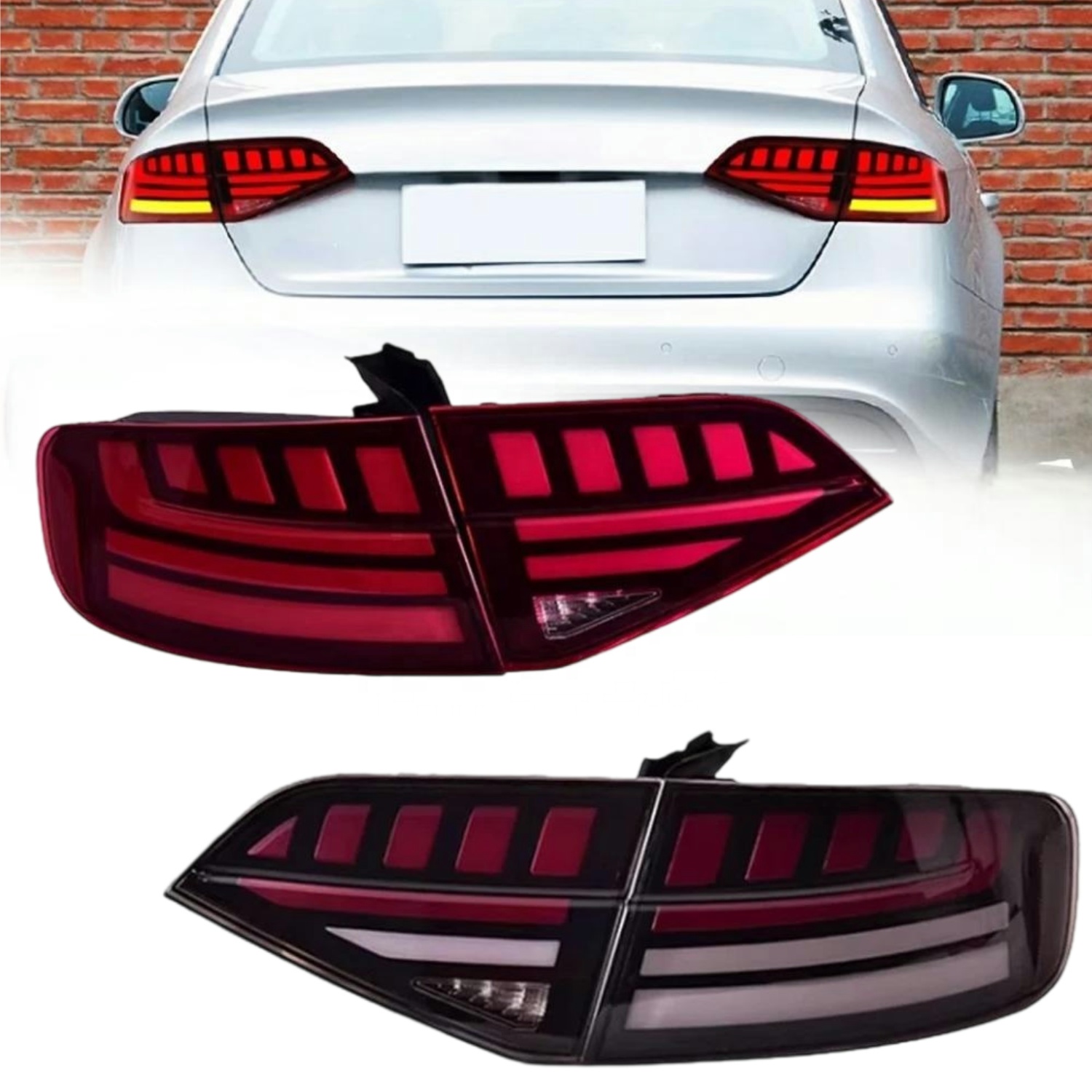 Фонари задние светодиодные для Audi A4 (2009–2012)