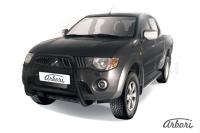 Защита передняя Arbori d57 высокая черная MITSUBISHI L-200 TRITON 2006-