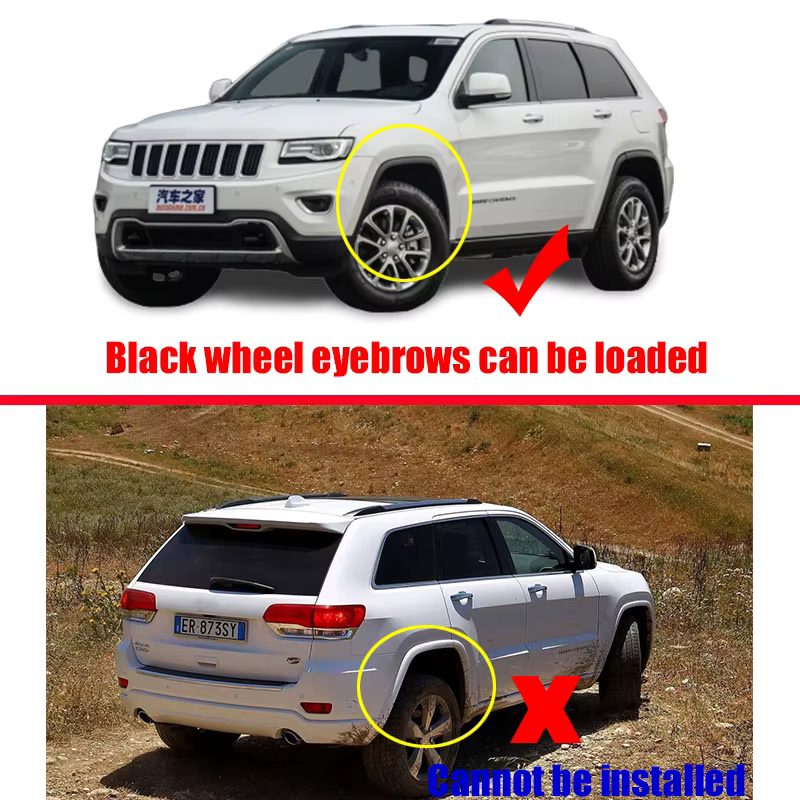 Jeep Grand Cherokee WK2 (2011-2020) брызговики, грязезащитные щитки полипропиленовые