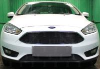 Ford Focus (15–) Защита радиатора, чёрная, низ