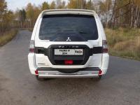 Mitsubishi Pajero (14–) Защита задняя (центральная) 75х42 мм