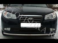 Дефлектор капота темный Hyundai Elantra 2006-2008