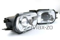 Mercedes C-class W203 (01-03) фары линзовые противотуманные хромированные, комплект 2 шт.