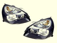Renault Clio, Simbol фары передние серые, под корректор, комплект 2 шт.
