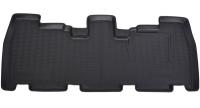 Nissan Pathfinder (05–/10–) Коврики салона (полиуретан), чёрные (3 ряд)