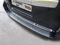 Toyota Land Cruiser Prado (18–) Накладка на задний бампер (лист зеркальный)