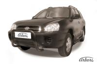 Защита передняя Arbori d57 низкая черная HYUNDAI SANTA-FE CLASSIC 2001-