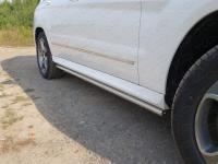 Mercedes-Benz GLK-Klasse (12–) Пороги труба 42,4 мм