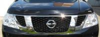 Nissan Patrol (10–) Дефлектор капота, темный с надписью Patrol