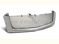 Cadillac Escalade (02-06) решетка радиатора хромированная, дизайн сетка.
