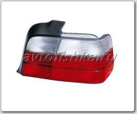 BMW 3 E36 4 дв. седан фонари задние красно-белые, комплект 2 шт.