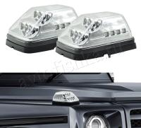 Mercedes G-Klasse W463 (97-) бегущие повторители поворотов (прозрачные), комплект 2 шт.