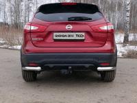 Nissan Qashqai (14–) Защита задняя (уголки под Фаркоп (тягово-сцепное устройство)) 60,3 мм (Сборка РФ)