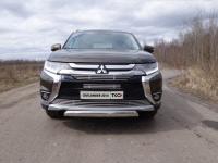 Mitsubishi Outlander (15–) Защита передняя нижняя (овальная) 75х42 мм