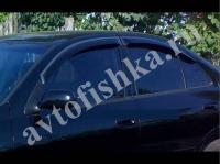 Дефлекторы боковых окон EGR 4 части темные Nissan Almera Classic 2006-