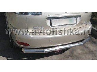 Lexus RX300, RX330, RX350 защита заднего бампера, труба 70 мм