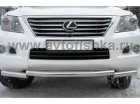 Lexus LX570 передняя защита бампера, труба 70 мм