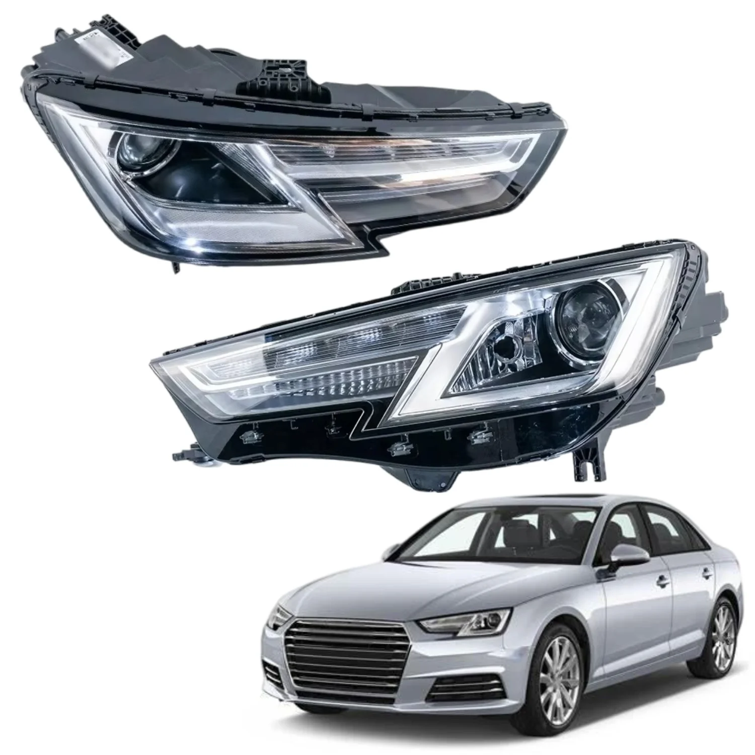 Фары передние HID ксеноновые для Audi A4 (2017–2020) B9