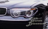BMW 7 E65, E66 декоративные накладки на фары хромированные.