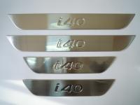 Hyundai i40 (12–) Накладки на дверные пороги, нерж, 4 части