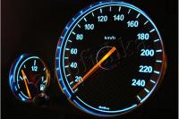 BMW E38 светодиодные шкалы (циферблаты) на панель приборов - дизайн 2