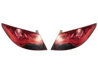 Hyundai Solaris (11-) задние светодиодные красно-тонированные фонари, комплект 2 шт