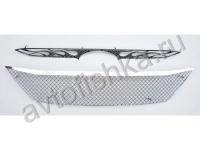 Hyundai Tucson ix35 (10-) накладка на решетку радиатора из нержавеющей стали, стиль Bentley