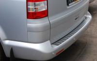 Накладка на задний бампер с силиконом, нерж. сталь Alu-Frost 10-2055 для VW T5 Transporter