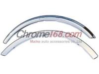 Chevrolet Aveo хэтчбек хромированные накладки на арки крыльев, нержавеющая сталь, комплект 4 шт.