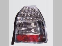 Honda Civic, Ferio (96-01) 3 дверн. хэтчбек фонари задние светодиодные тонированные, комплект 2 шт.