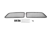 Сетка на бампер внешняя для HYUNDAI Santa Fe Premium 2015->, 2 шт., черн., 20 мм (сота), для автомобилей с адаптивным круиз-контролем