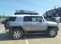 Toyota FJ Cruiser (07-) багажник на крышу бокс серебро и черный, 450 Л