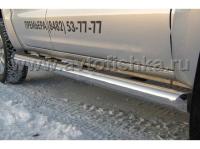 Volkswagen Amarok (10-) пороги боковые, труба 70 мм